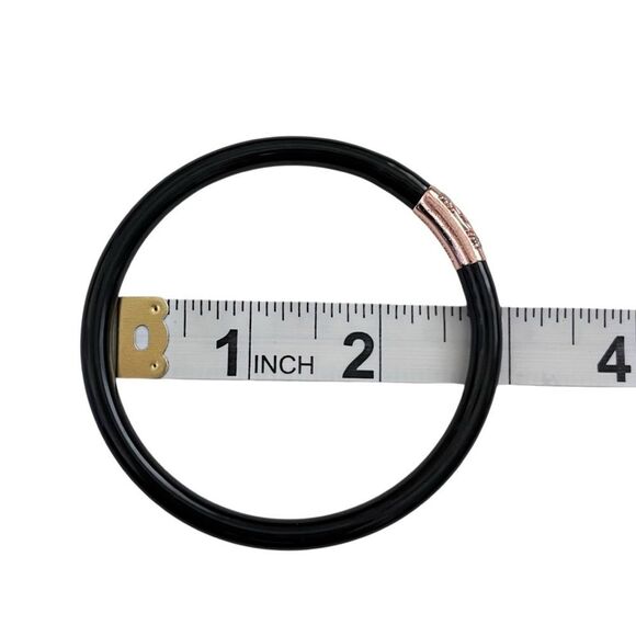 Budhagirl All Weather Silver Black Three Kings Bangle Bracelets - Picture 5 of 7